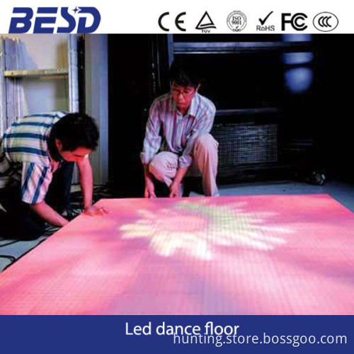 hot sale Shenzhen indoor/outdoor P16 full color led screen dance floor